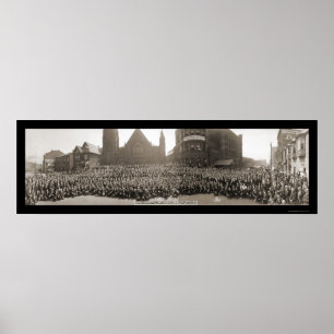 Mine Workers Cleveland Photo 1919 Poster