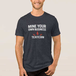 Mine Your Own Men's Bella+Canvas Tri-blend T-Shirt Tri-Blend Shirt