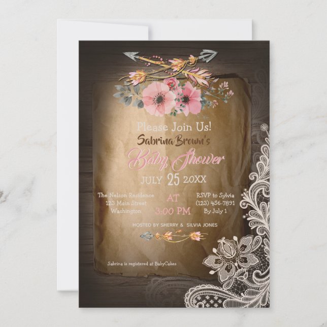 minebaby4 invitation (Front)