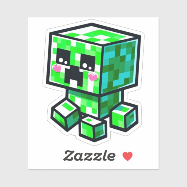 Minecraft, Cute Creeper, Minecrafter, Chibi Kawaii (Sheet)