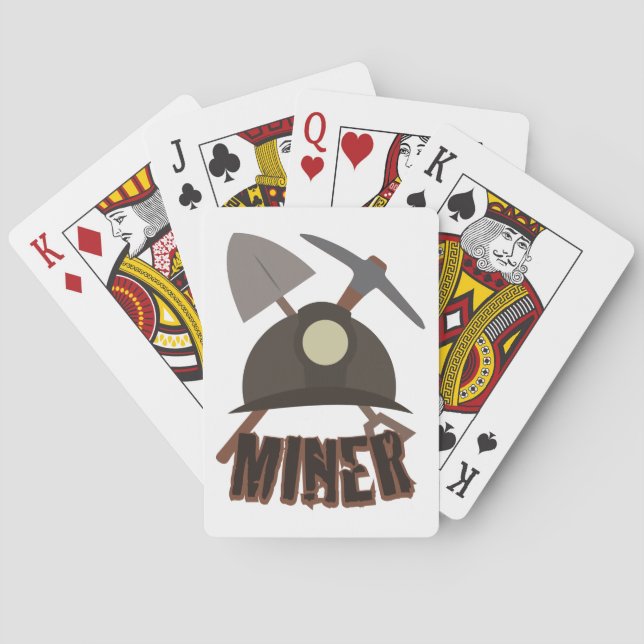 Miner Equipment Playing Cards (Back)