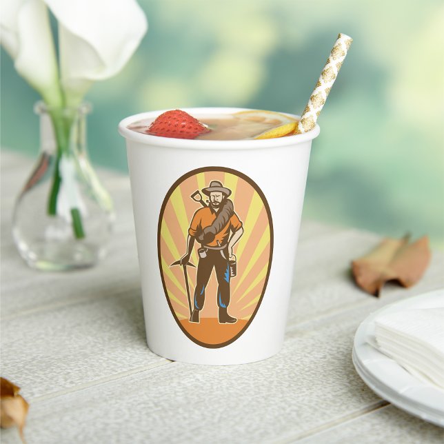 Miner Prospector Paper Cups (Creator Uploaded)