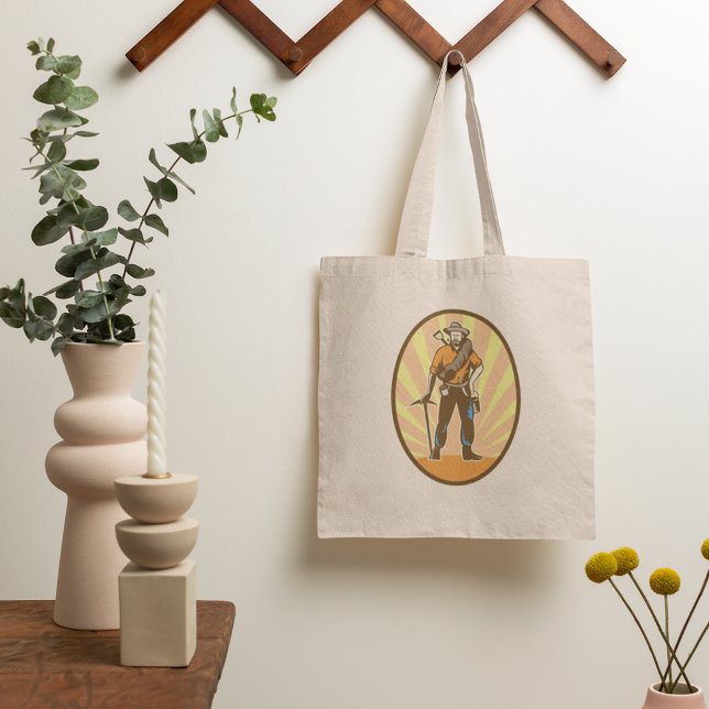 Miner Prospector Tote Bag (Creator Uploaded)