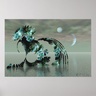 Mineral Bay: Qaqiz Petrified Artifact Poster