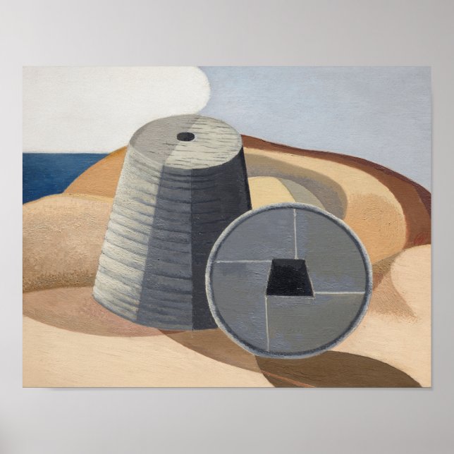 Mineral Objects (1935) by Paul Nash Poster (Front)