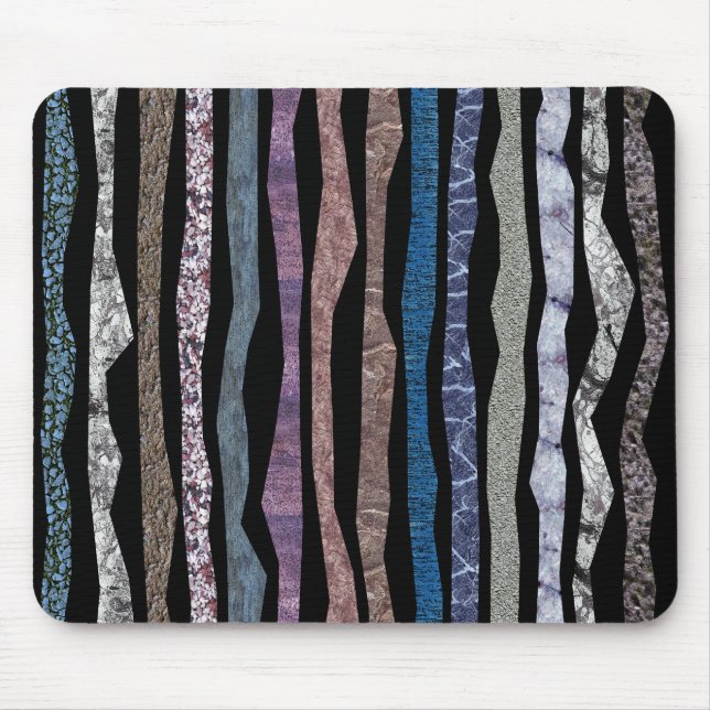 Mineral Stripes Mouse Pad (Front)