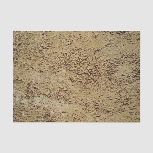 Mineral Texture Ochre Brown Stone Rock Scale Model Tissue Paper (Front)