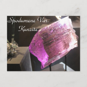 Minerals & Gems # 125 Postcard