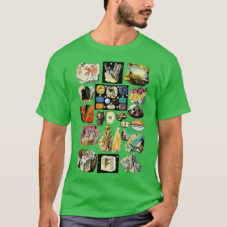 Minerals Gems and Crystals Rock Collecting Geology T-Shirt