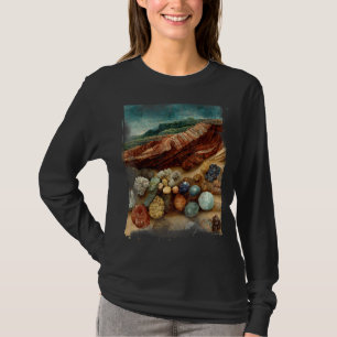 Minerals Gems and Crystals Rock Collecting Geology T-Shirt