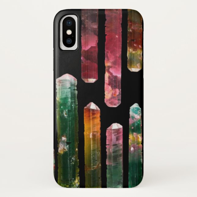 Minerals Gems Healing Crystals Case-Mate iPhone Case (Back)