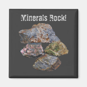 Minerals Rock Collectionneurs Funny Magnet