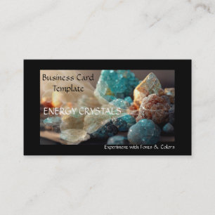 Minéraux Crystal Energy Carte de visite