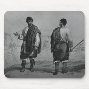 Miners of Chile, engraved by F. Lehnert Mouse Pad