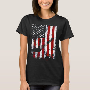 Miners Patriotic American Flag Retro Men Women Min T-Shirt