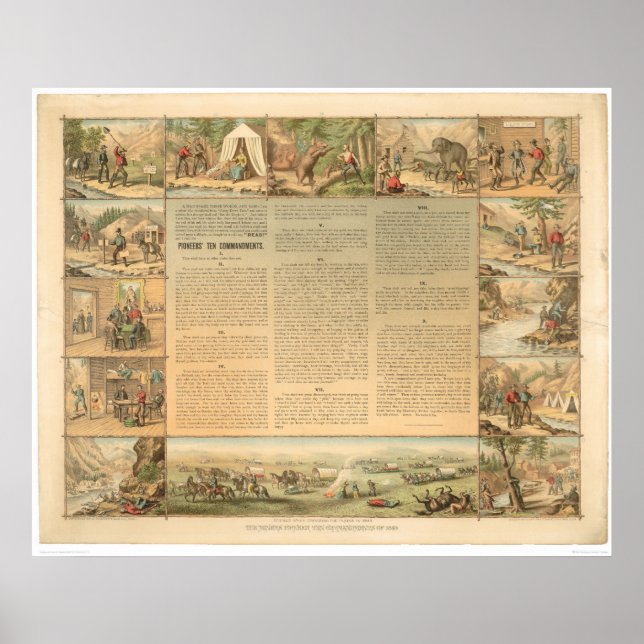 Miner's Ten Commandments (1081A) Poster (Front)