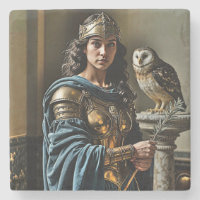 Minerva’s Silent Vigil - Roman Goddess
