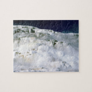 Minerva Terrace in Yellowstone National Park Jigsaw Puzzle