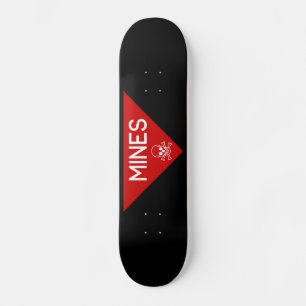 MINES SIGN SIGNAGE SYMBOL SKATEBOARD