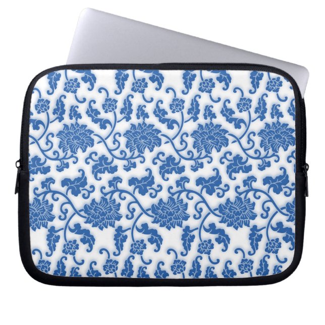 Ming Vase Patterns Laptop Sleeve (Front)
