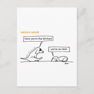 Mingus & Maggie >> Race Postcard