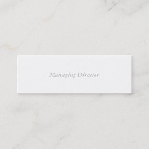 mini 3.0"x1.0, signature uv matte business card