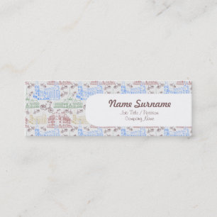 Mini Aarhus de recyclage, modèle de carte de visite