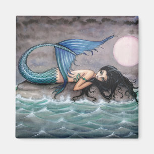 Mini aimant de sirène d'île