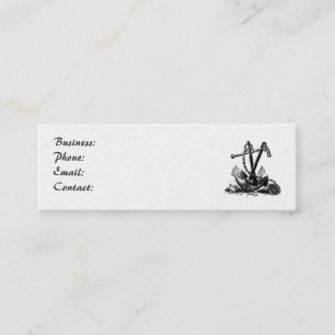 Mini Ancre Carte de visite nautique