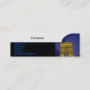 Mini Arch Le Carte de visite du triomphe