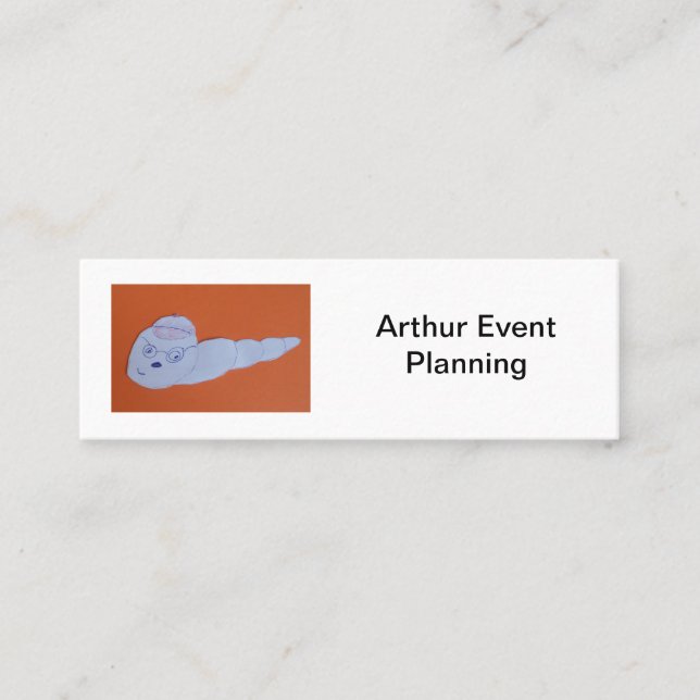 Mini Arthur Carte de visite (Devant)