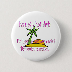 Mini Bahamian vacation 2 Inch Round Button