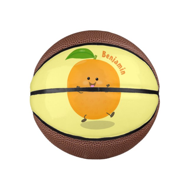 Mini Ballon De Basket Agréable agrumes d'orange (Devant)