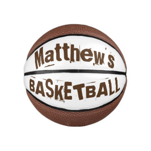 Mini Ballon De Basket Ajouter Votre Nom Enfants - Mini Basketball Person