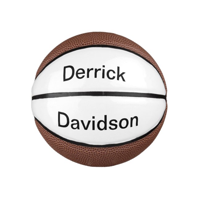 Mini Ballon De Basket Basket-ball Derrick Davidson (Devant)