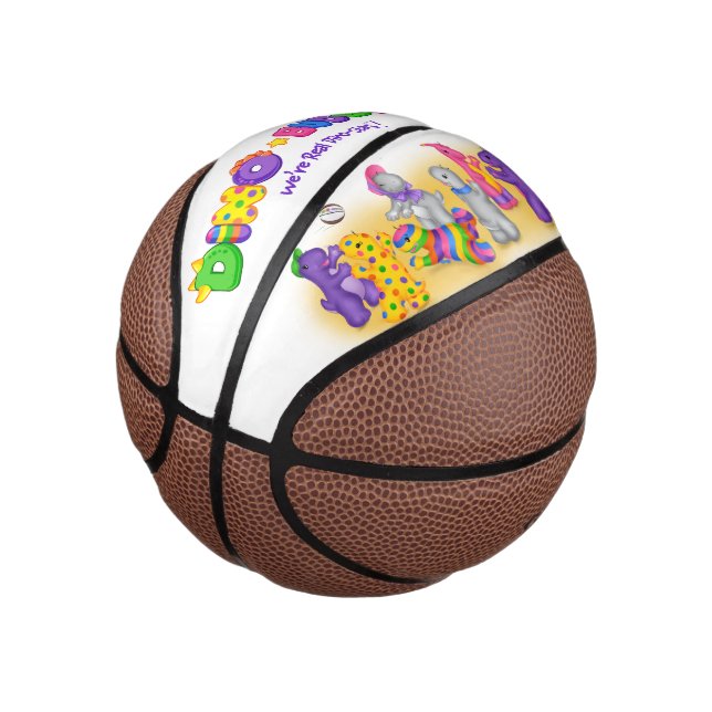 Mini Ballon De Basket Basket-ball Dino-Buddies™ - Dino-Buddies Play (Incliné)