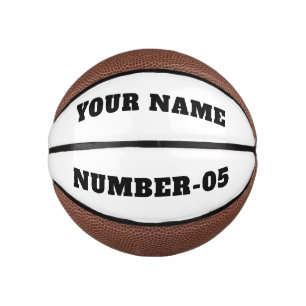 Mini Ballon De Basket Basketball personnalisé – Votre texte ici