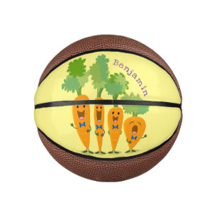 Mini Ballon De Basket Belle illustration du quatuor de carottes à carott