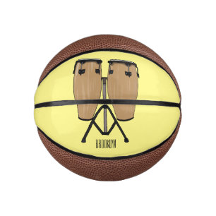 Mini Ballon De Basket Bongo, dessin animé de batterie