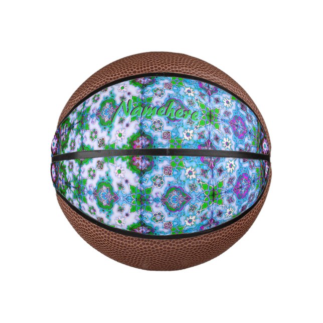 Mini Ballon De Basket Boule de filles personnalisée ! Ajoutez son nom !  (Devant)