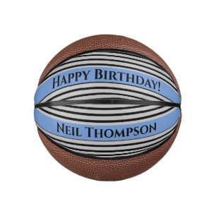 Mini Ballon De Basket Cadeau personnalisé ! Joyeux Anniversaire  basketb