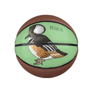 Mini Ballon De Basket Caricature à capuchon d'oiseau marchand