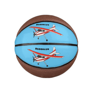 Mini Ballon De Basket Caricature de l'avion à train de vélo