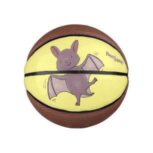 Mini Ballon De Basket Caricature de vol de chauve-souris