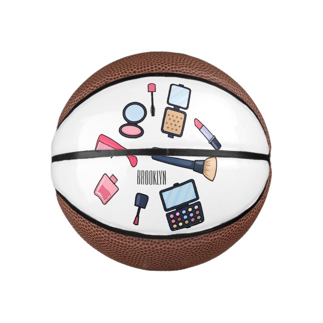 Mini Ballon De Basket Cosmétique / maquillage illustration (Devant)