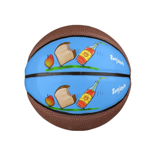 Mini Ballon De Basket Drôle de dessin animé de fourmis (Devant)