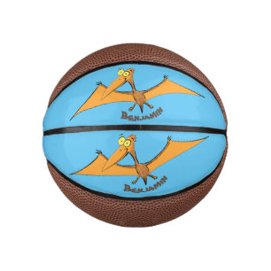 Mini Ballon De Basket Drôle mignon dessin animé de pterodactyle volant o