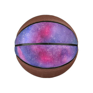 Mini Ballon De Basket Galaxie ultraviolette