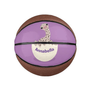 Mini Ballon De Basket Illustration d'autruche pour bébé à couver mignon