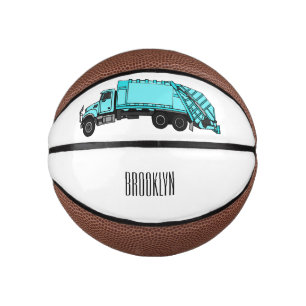 Mini Ballon De Basket Illustration de camion à ordures